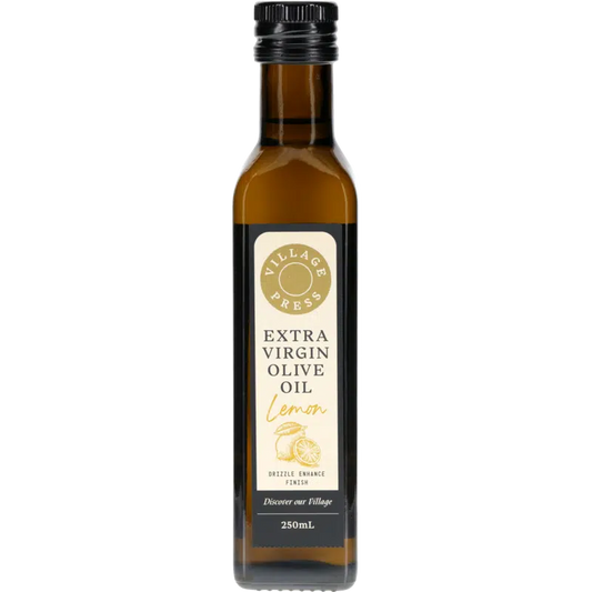 Lemon Infused Extra Virgin Olive Oil (Cold Press) 250ml - Village Press