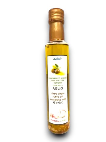 Garlic Infused Extra Virgin Olive Oil 250ml - Aolio