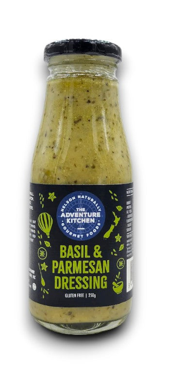 Basil & Parmesan Dressing (Gluten Free) 250g - Nelson Naturally