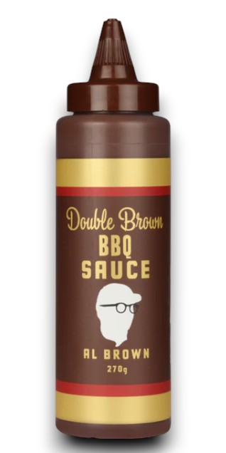 Double Brown BBQ Sauce (Gluten Free) 270g - Al Brown