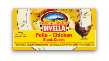 Chicken Stock Cubes 100g - Divella