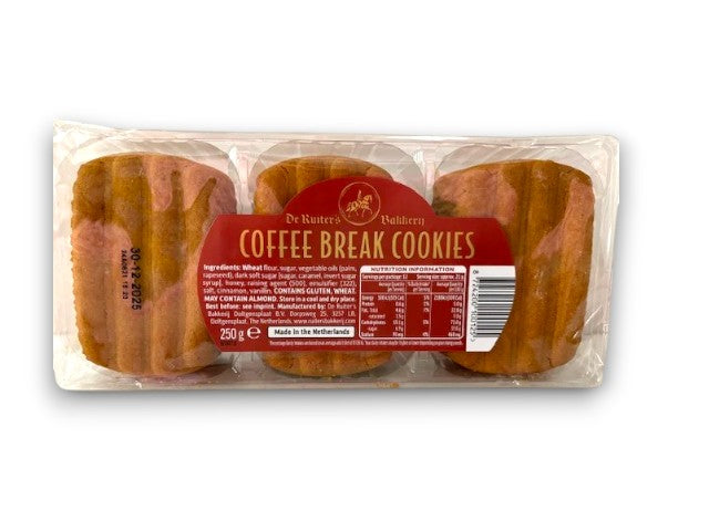 Coffee Break Cookies 250g - De Ruiter's
