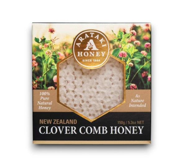 Clover Comb Honey 150g - Arataki Honey