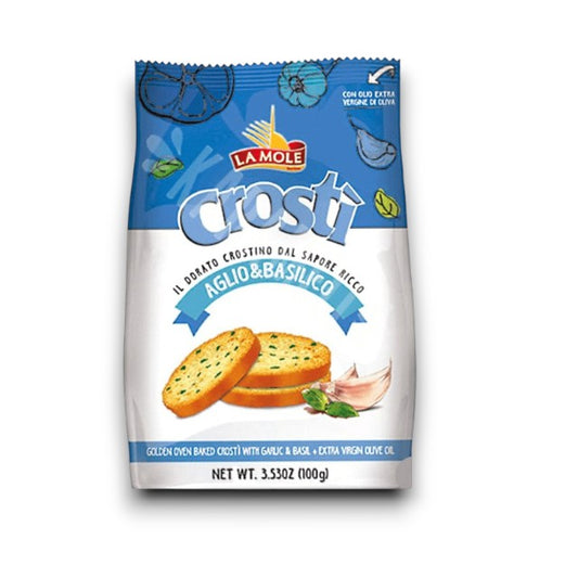 Crosti Aglio & Basilico 100g - La Mole