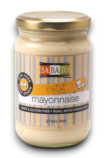 Egg Mayonnaise (Gluten & Dairy Free) 275ML - Sabato