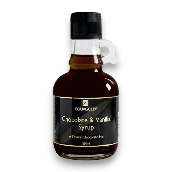 Chocolate & Vanilla Syrup  250ml - Equagold