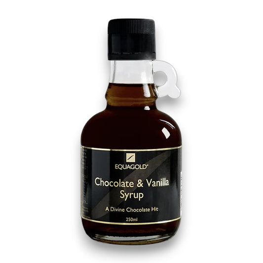 Chocolate & Vanilla Syrup  250ml - Equagold