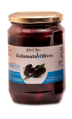 Kalamata Olives Whole 700g - Interoliva