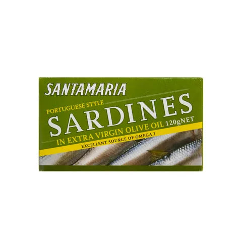 Sardines in EV Olive Oil 120g - Santa Maria