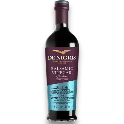 Balsamic Vinegar Silver 45% Must Zesty 500ml - De Nigris
