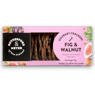 Gourmet Crackers (Fig & Walnut) 90g - Rutherford & Meyer