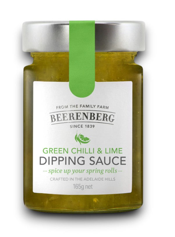 Gluten Free Dipping Sauce (Green Chilli & Lime) 165g - Beerenberg