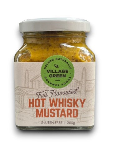 Hot Whisky Mustard (Gluten Free) 200g - Nelson Naturally