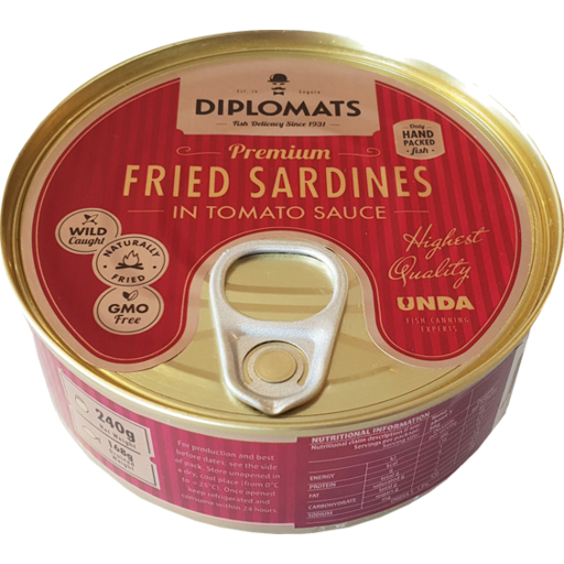 Fried Sardines in Tomato Sauce 240g - Diplomats