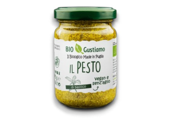 Green Pesto Organic 140g - Bio Gustiamo