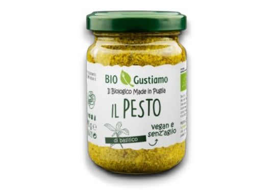 Green Pesto Organic 140g - Bio Gustiamo