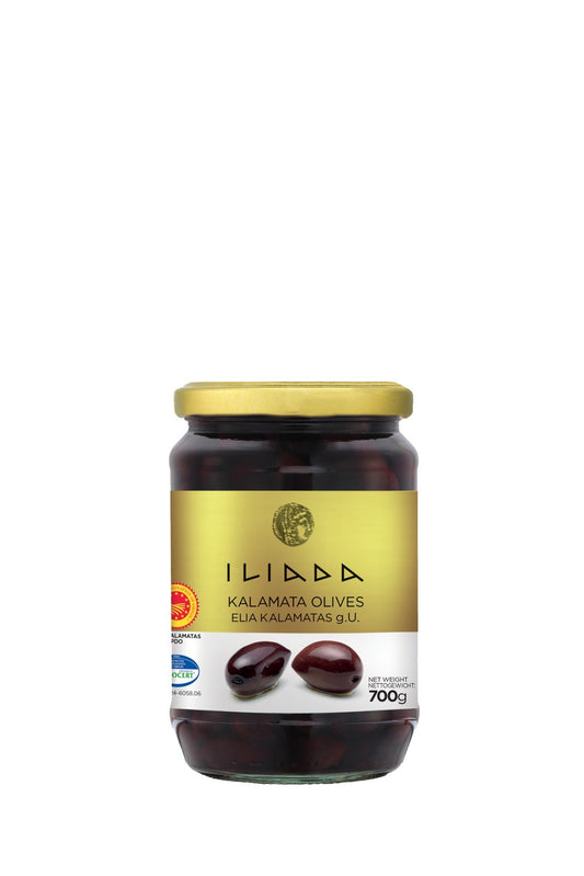 Kalamata Olives Whole 700g - Iliada
