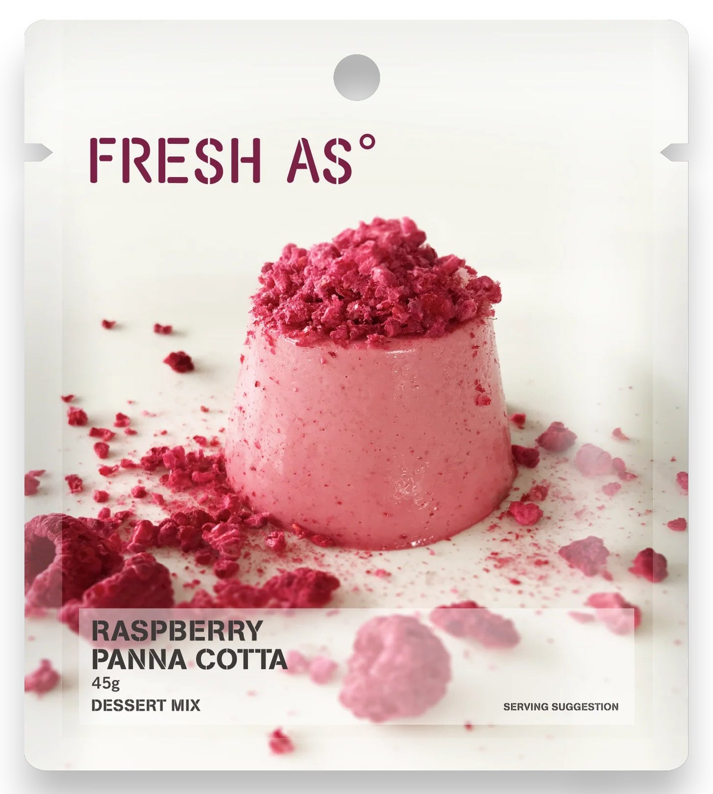 Raspberry Panna Cotta 45g - Fresh As