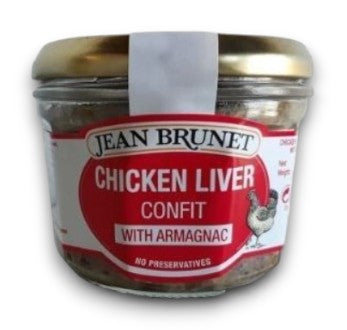 Chicken Liver Terrine with Armagnac 180g - Jean Brunet