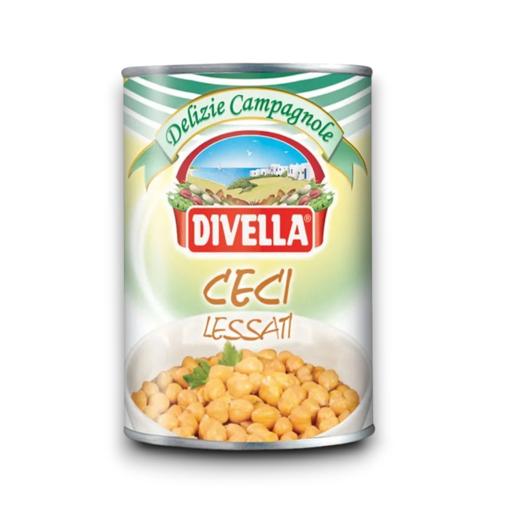 Boiled Chickpeas 400g - Divella