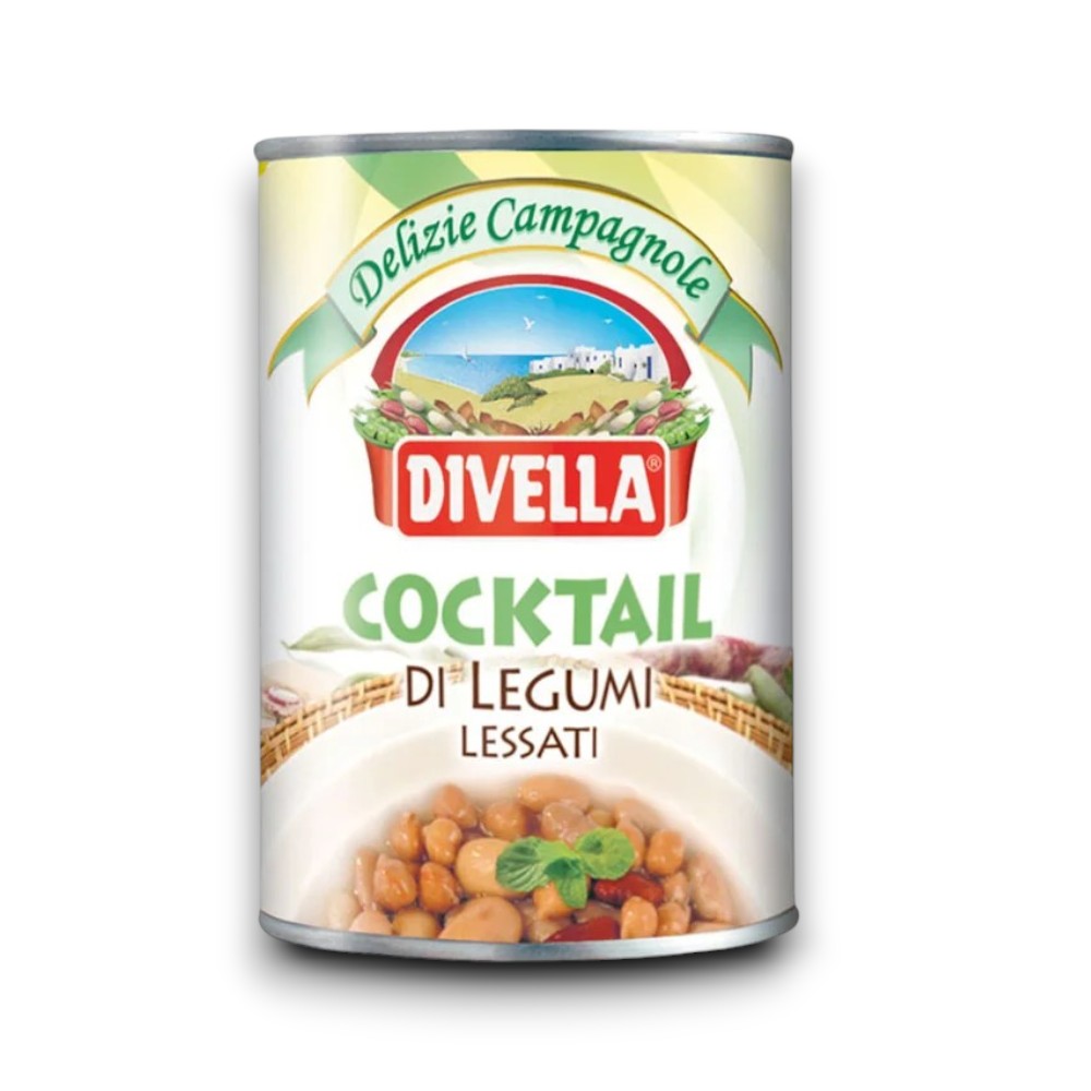 Boiled Mixed Beans (Cocktail) 400g - Divella