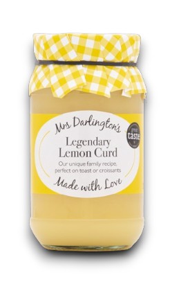 Legendary Lemon Curd 320g - Mrs Darlington's