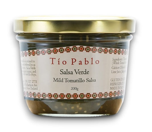 Salsa Verde Mild Tomatillo 200g (Gluten Free & Plant Based) - Tio Pablo