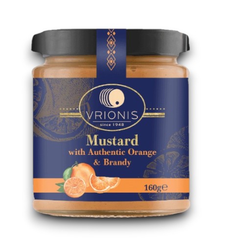 Mustard (Orange & Brandy) 160g - Vrionis