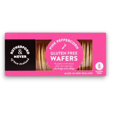 Gluten Free Wafers (Pink Peppercorn) 100g - Rutherford & Meyer
