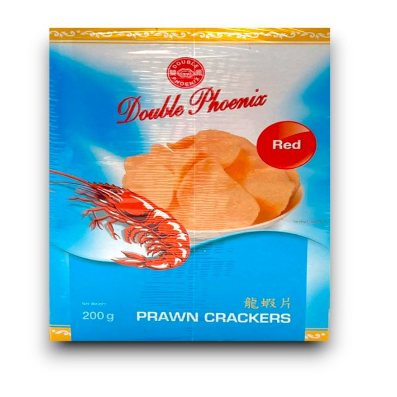Double Cracker Prawn Crackers 200g (Red) - Double Phoenix – Ricco Gourmet Foods