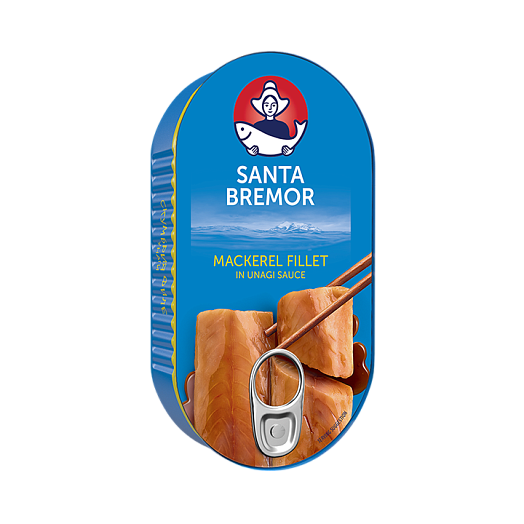 Mackerel Fillet in Unagi Sauce 175g - Santa Bremor