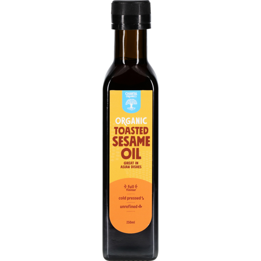 Toasted Sesame Oil 250ML (Organic Cold Press) - Chantal Organics