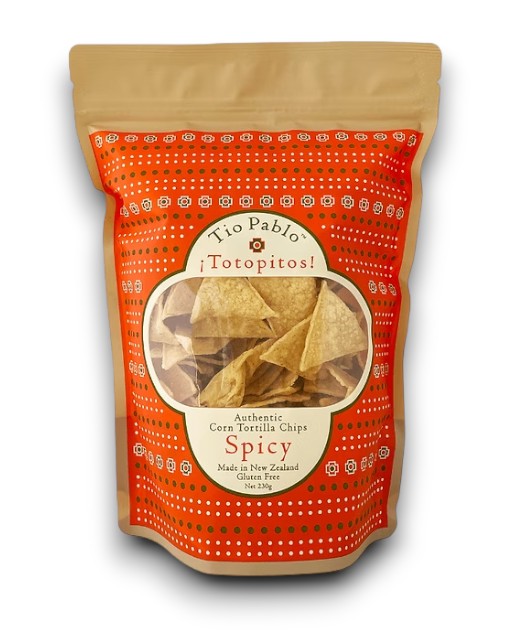 Spicy Totopitos (Gluten Free) 230g - Tio Pablo