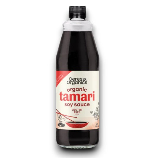 Organic Tamari Soy Sauce (Gluten Free) 750ML - Ceres Organics